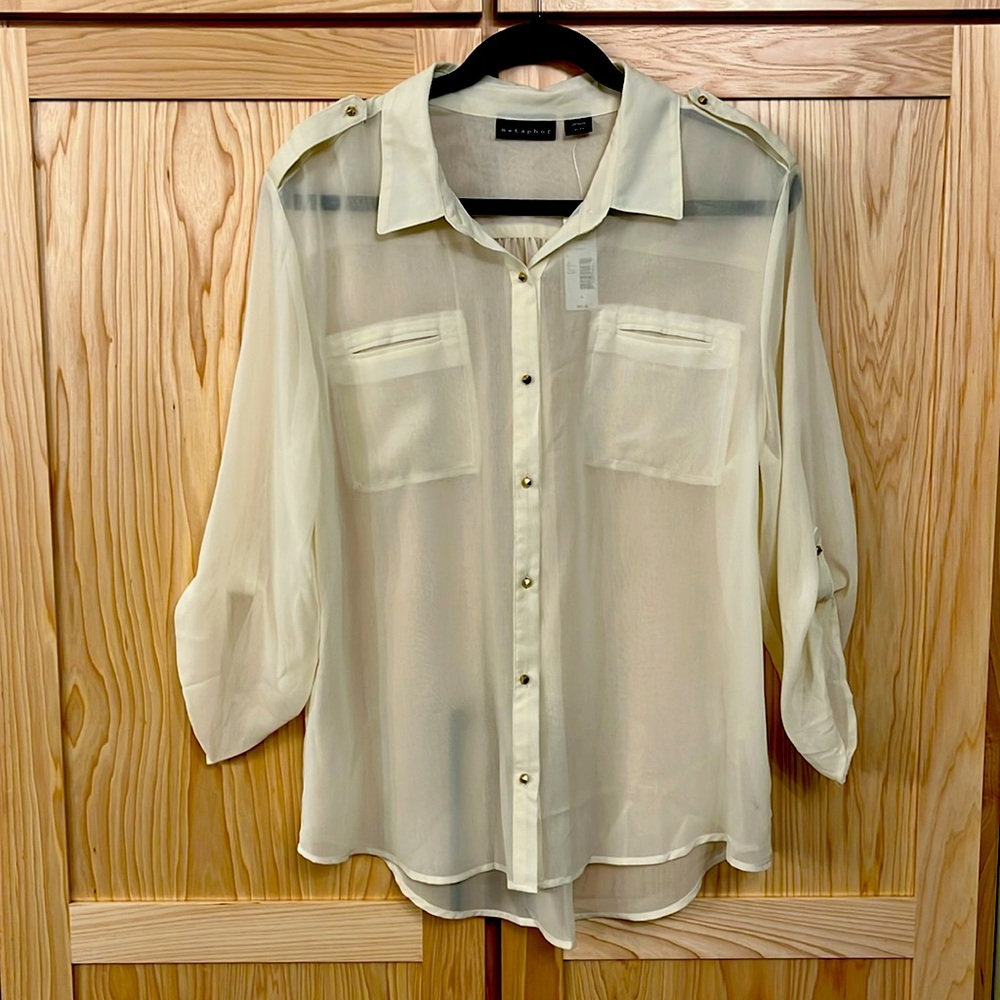 NWT Metaphor Blouse size XL
